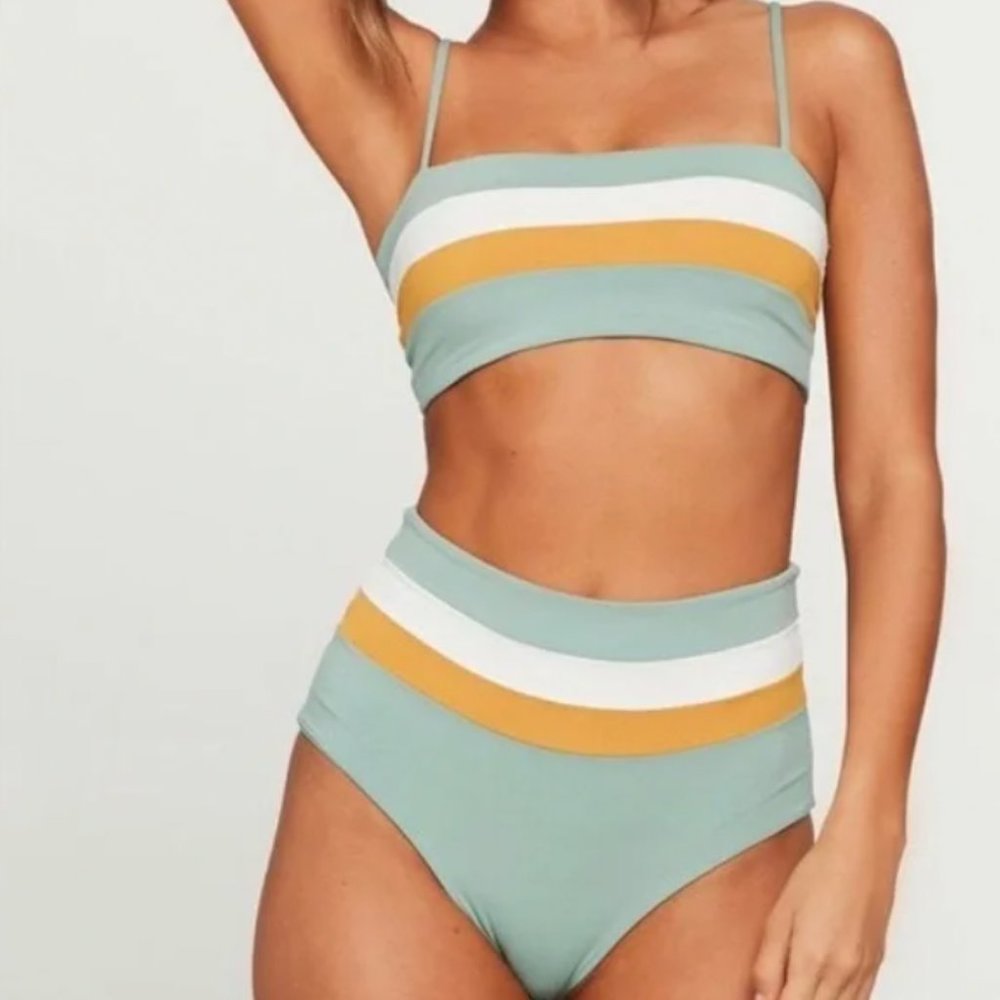L Space Rebel Stripe Bikini Set